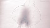 Анімація на папері (ручки та олівці) хентай аніме: мисливець і мисливець менчі (мультфільм порно) 2d секс snapshot 12