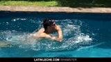 LatinLeche - Fucking A Muscular Latino Boy By The Pool snapshot 4