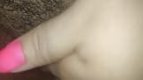 She fucks her vagina with big and long fingers snapshot 9