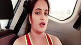 Desi Girl Friend Risky Sex in Car. Sucked Fucked Hanjob Cumshot in Public snapshot 2