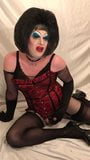 Cachonda drag queen muele en consolador habla sucio snapshot 4