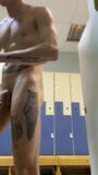 Horny in the gym locker room for handsome dicks snapshot 8