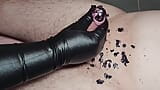 candle wax and prostate massage on the cock - BSDM snapshot 11