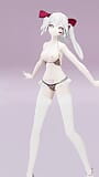 Hatsune Miku Dancing Renai Circulation MMD 3D - White Hair Color Edit Smixix snapshot 8
