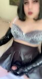 Sophie cumming with her pvc gloves snapshot 6
