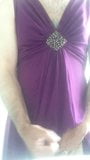 Wanking in my wife's dress snapshot 6