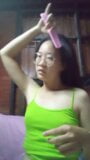 Chinese girl masturbates at home alone waiting for you 58 snapshot 2