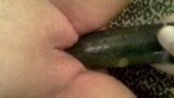 Huge zucchini for a REAL orgasm - EXTREME snapshot 6