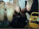 straight guys feet on webcam snapshot 9