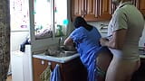 Pregnant Egyptian Wife Gets Creampied While Doing The Dishes snapshot 6