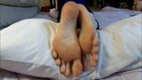 SEXY SOFT BIG SOLES, LONG TOES SPREAD. snapshot 9