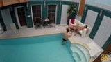 HUNT4K. Couple wants to relax in spa of hunter who adores snapshot 13