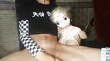 mssturbing while my elsa doll watches me. snapshot 15