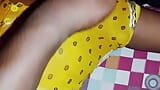 Dressed the village sister-in-law in a yellow saree and fucked her a lot. snapshot 3