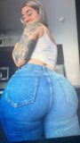 Beautiful Blonde PAWG Nut Booty in Jeans Cum Tribute 3 snapshot 1