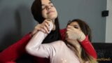 2 chicas se divierten en catsuits snapshot 15
