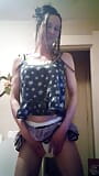 millie wets diaper with purple mini skirt and plays! snapshot 6