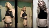 Travesti mariquita posa en top negro snapshot 4