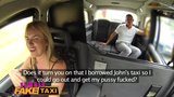 Vrouwelijke nep taxi rondborstige blondines hete taxi creampie met echtgenoot snapshot 5