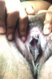 Fat pussy lips masturbating close-up snapshot 9