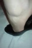 Meus pezinhos e o Peep Toe Preto salto agulha alto snapshot 4