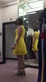 Vestido de fiesta amarillo snapshot 5