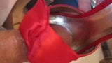 Fucking Red Bow peep toe pums size 6 part 1 snapshot 2