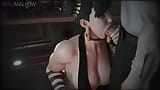 Chun-li memberikan blowjob yang dalam - seks anal ekstrim futanari (street fighter - kompilasi hentai 3d) oleh magmallow snapshot 2