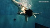 Otroligt sexig och perfekt undervattens tonåringar snapshot 6