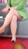 Susan Link Cum Tribute in Green Dress 1 snapshot 7