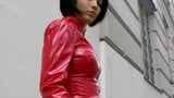 Red Mini-Skirt Hot whore in the street snapshot 1