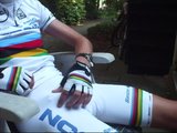 Love the nipple play and his load in the white bib-shorts snapshot 2