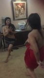 2 sexy paki Indian private nude dancers mujra topless snapshot 7