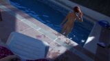 skinny girl with small sweet ass fucked horny by the pool snapshot 3