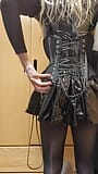 Corsetto sissy laccata e lucchettato snapshot 4