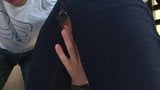 Having a ping fuck toy in her pussy outdoors is what turns  her on  snapshot 3