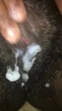 Masturbating for his Hairy Black Wife snapshot 3