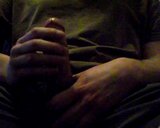 Edging meines Schwanzes, Stöhnen, Precum und intensiver Orgasmus snapshot 4