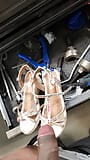 mechanic was alone in the shop found heels in customer car snapshot 6