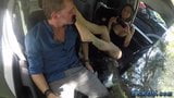 Milf geeft openbare footjob in de auto snapshot 7