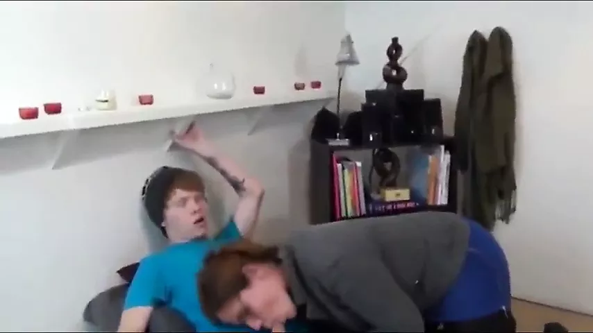 Sexy MILF Caught Her Roommate Guy Jerking off and Helps ...