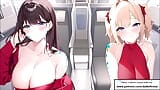 Coaching masturbatoire espagnol, hentai dans un avion avec l’hôtesse de l’air. snapshot 12