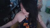 Cute Asian with huge boobs on webcam snapshot 10