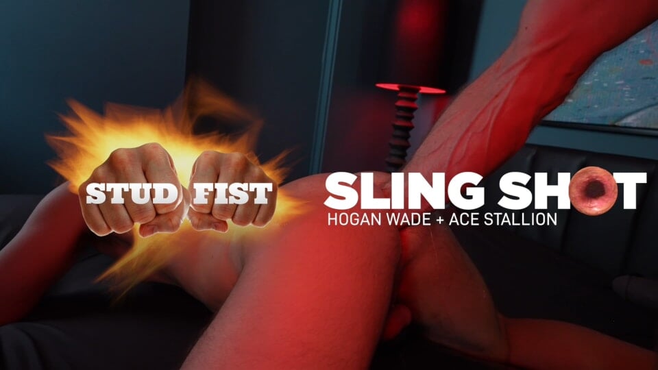 STUDFIST를 위한 거대한 FFists와 함께 에이스 스탤론의 구멍에 새총을 뚫는 호건 웨이드 새총 | xHamster