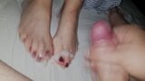 Cum di kondom, kaki #1 snapshot 10