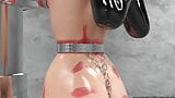 Hardcore kim loại Bondage hoạt hình 3d snapshot 6