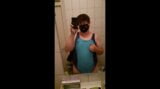 Chubby Femboy in Swimsuit Masturbating at the Shower snapshot 1