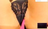 Sexy Black Panty Tease snapshot 8