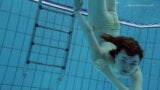 Dicke Titten, rasiertes Schätzchen Lada Poleshuk unter Wasser snapshot 11
