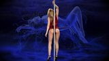 Stripper vestido rojo - petite blonde pole dance striptease snapshot 2